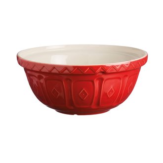 Mason Cash DISCONTINUÉ // Mason Cash - Bol à Mélanger 24cm (9.5") - Rouge Mason Cash DISCONTINUÉ // Mason Cash - Bol à Mélanger 24cm (9.5") - Rouge