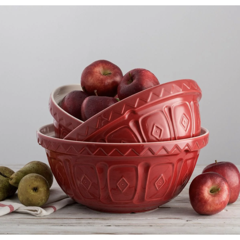 Mason Cash DISCONTINUÉ // Mason Cash - Bol à Mélanger 24cm (9.5") - Rouge