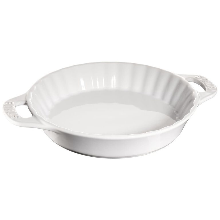 Staub Staub - 11'' Ceramic Round Pie Dish - Pure White