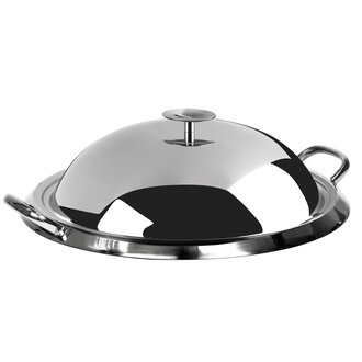 Cristel Cristel - Plancha Ronde avec Couvercle 34cm (13.5")