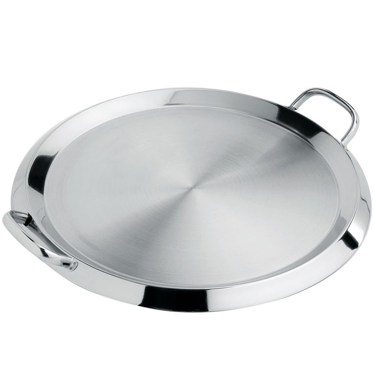 Cristel Cristel - Plancha Ronde avec Couvercle 34cm (13.5")