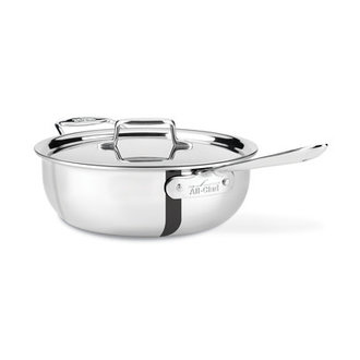 All-Clad All-Clad - 3,79 L Sauce Pan - d3 Stainless All-Clad All-Clad - 3,79 L Sauce Pan - d3 Stainless