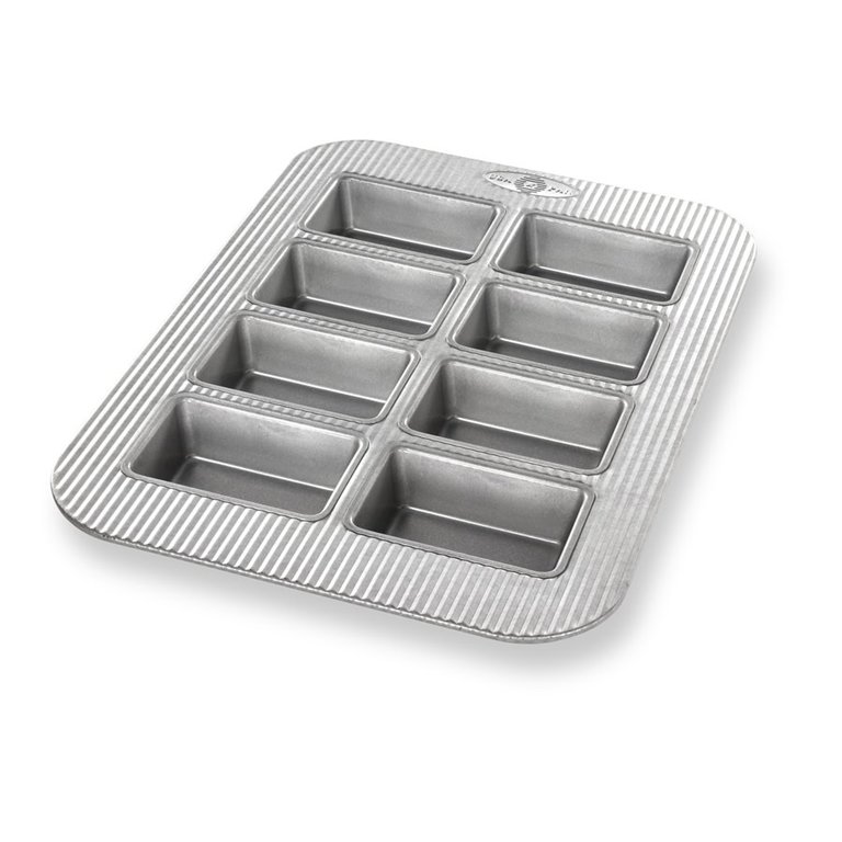 USA PAN USA PAN - Collection classique - Moule à 8 Minis Pains, silicone