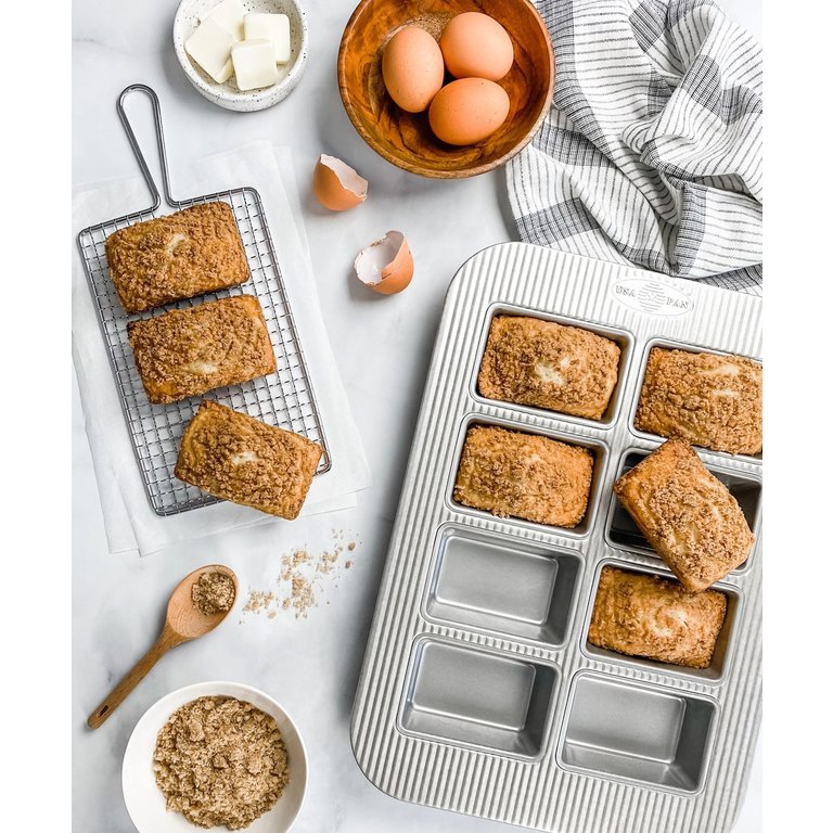 USA PAN USA PAN - 8 Piece Mini Bread Mould - Non-stick