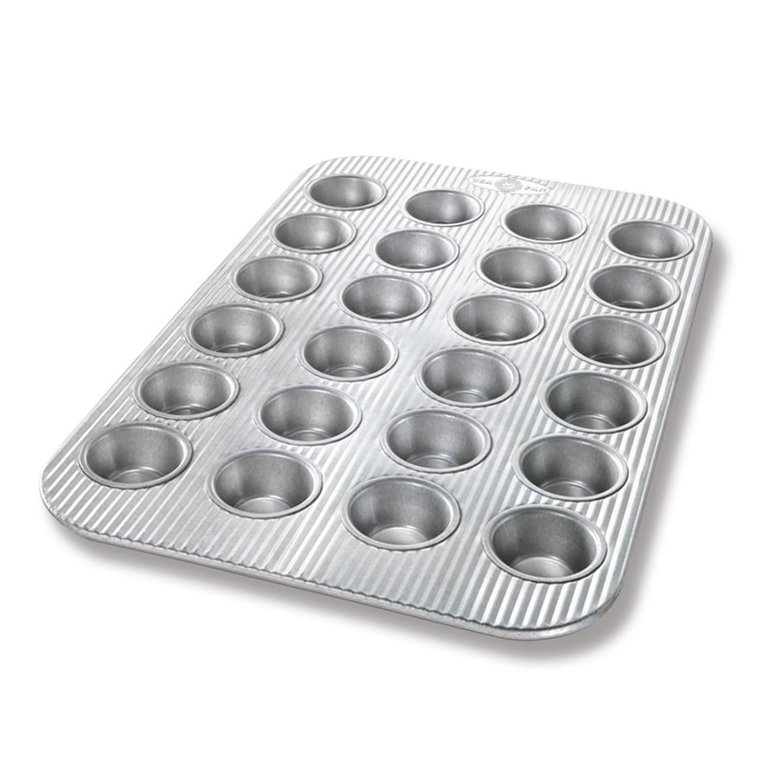 USA PAN USA PAN - Collection classique - Moule à 24 Minis Muffins, silicone