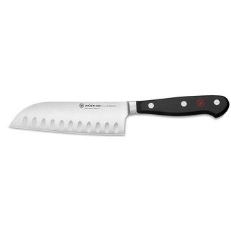 Wusthof Wusthof - 5'' Santoku with hollow edge - Classic Wusthof Wusthof - 5'' Santoku with hollow edge - Classic
