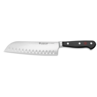 Wusthof Wusthof - Santoku 17 cm with hollow edge - Classic Wusthof Wusthof - Santoku 17 cm with hollow edge - Classic