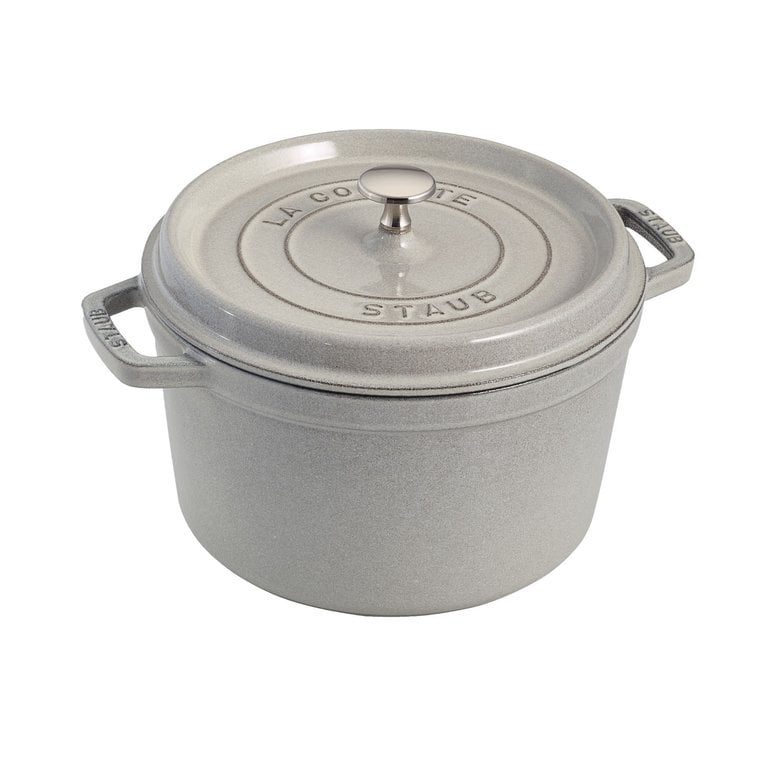 Staub Staub - 4.8 L Round Tall Cocotte - White Truffle