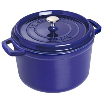 Staub Staub - Cocotte Haute Ronde  4.8L - Bleue