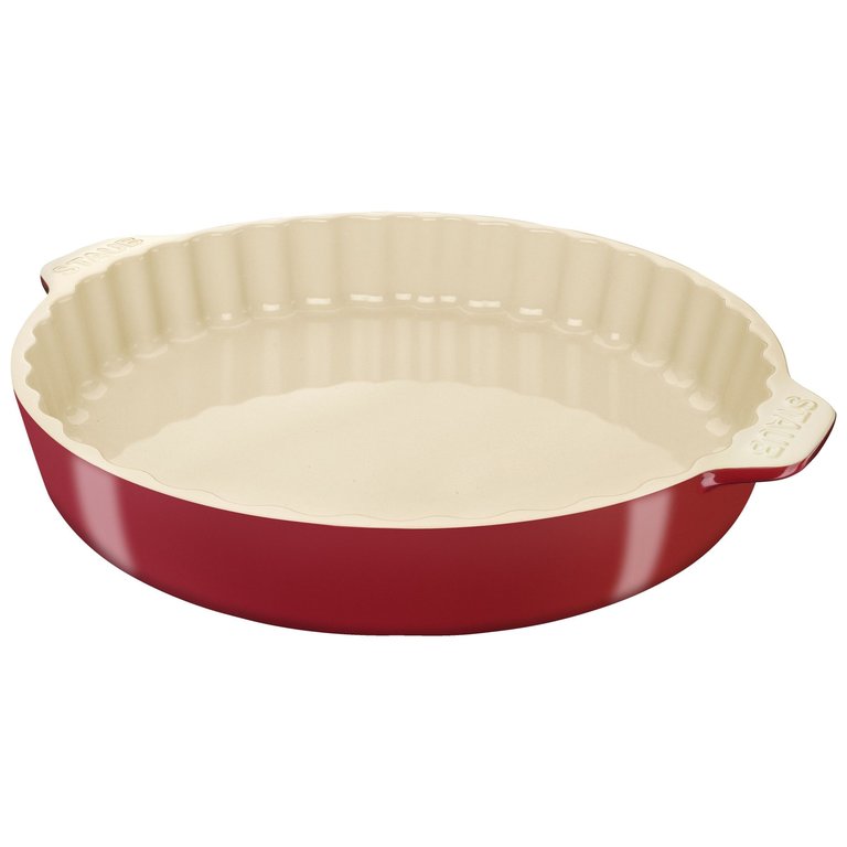 Staub Staub - 13'' Ceramic Round Pie Dish - Cherry