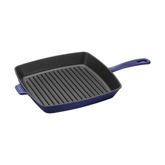 Staub 12 Cast Iron Square Grill Pan - Grenadine