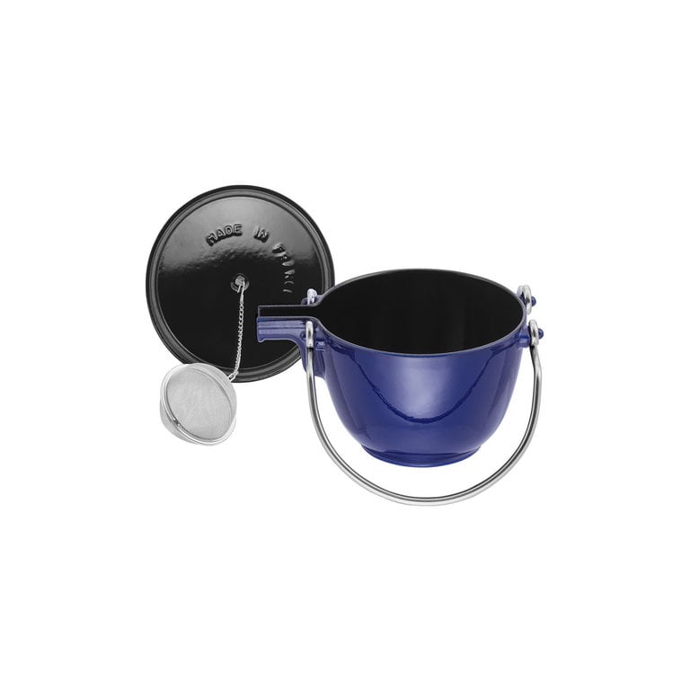 Staub Staub - 1.1L Cast iron tea pot - Blue