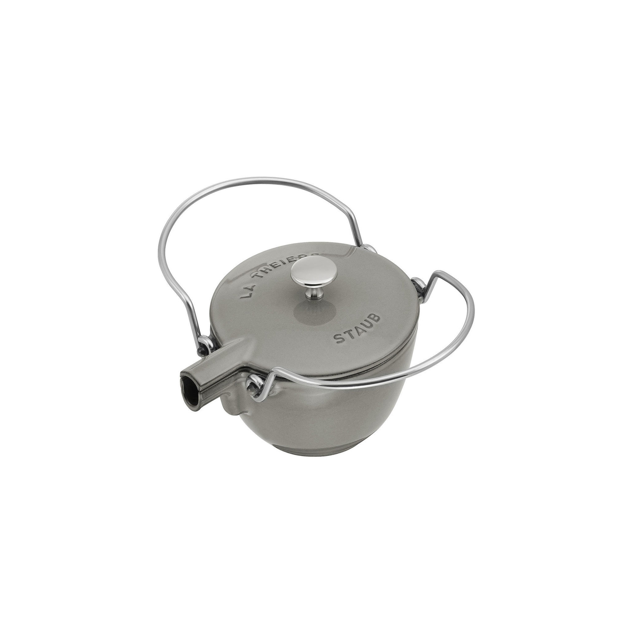 Staub Cast Iron Round Tea Kettle, 1QT, Enameled Cast Iron, Made in France  on Food52