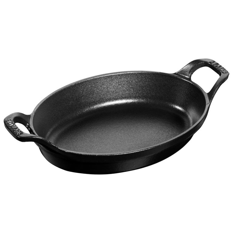 Staub Staub - Small oval enameled cast iron dish 21cm (8.5"), black