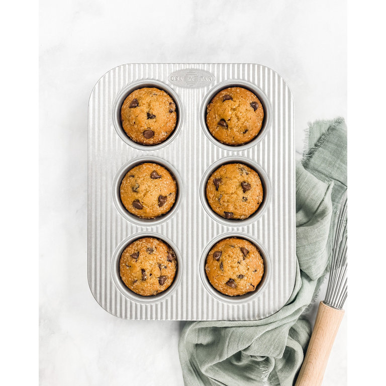 USA PAN USA PAN - 6 Cup Muffins Pan - Non-stick