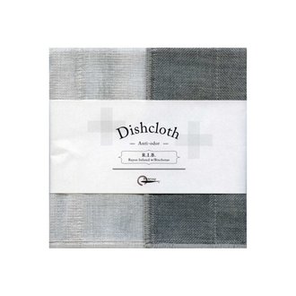 Nawrap (IPPINKA) Nawrap - D - RIB - Torchon en lin, blanc et charbon