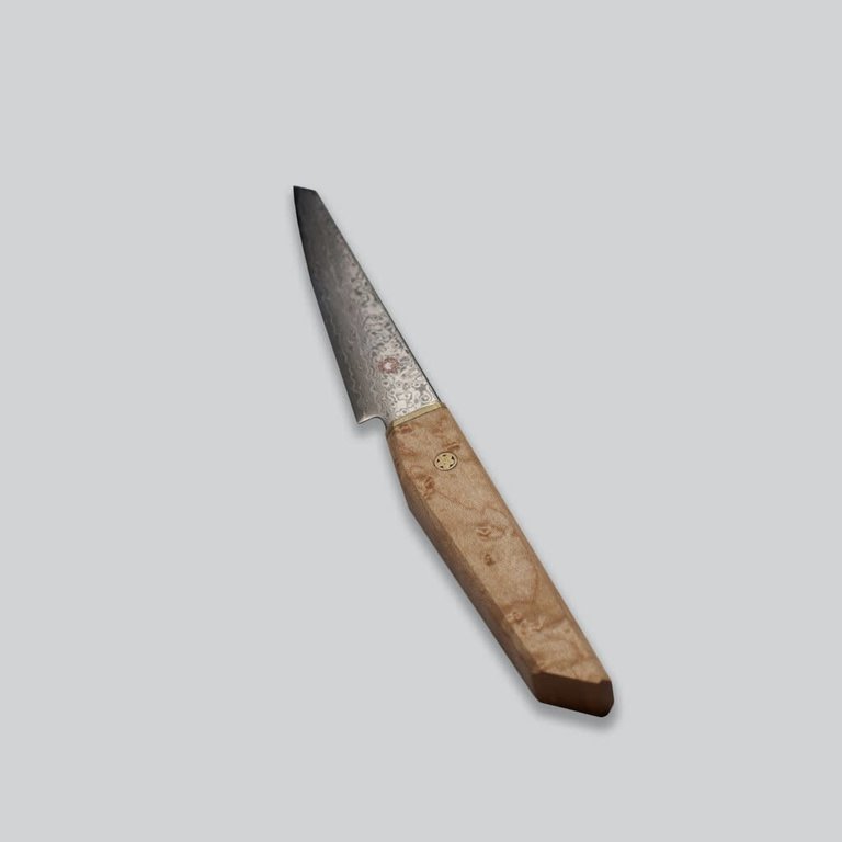 Hazaki Knives Hazaki - Paring Knife 12cm (5") - Pro Series - Birdseye Maple