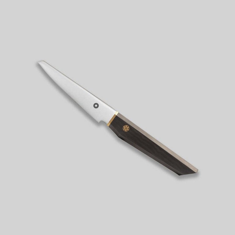 Hazaki Knives Hazaki - Série Classique - Couteau d'office 12cm (5") - Gris foncé