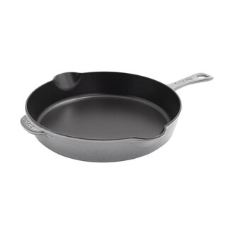 Staub Staub - Poêlon  profond en fonte émaillée 28cm (11"), gris Staub Staub - Poêlon  profond en fonte émaillée 28cm (11"), gris