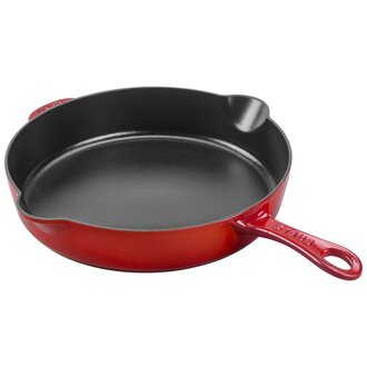 Staub Staub - Poêlon  profond en fonte émaillée 28cm (11"), rouge Staub Staub - Poêlon  profond en fonte émaillée 28cm (11"), rouge