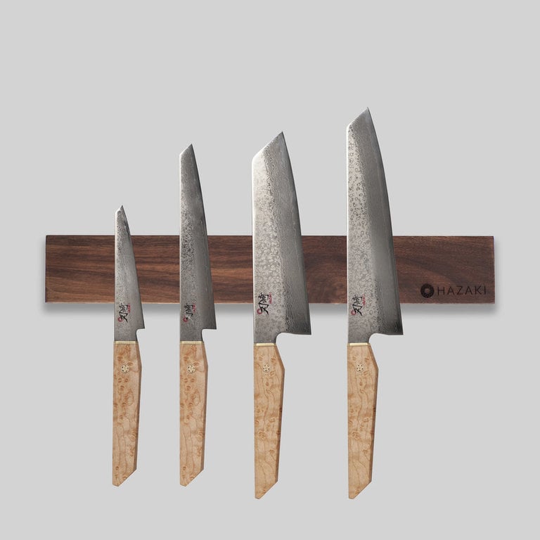 Hazaki Knives Hazaki - Série Pro - Couteau Guytoh 21 cm (8") - Érable piqué