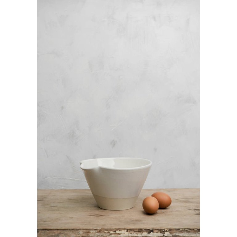 Atelier Trema Atelier Tréma - Ceramic Mixing Bowl (5 x8") - White