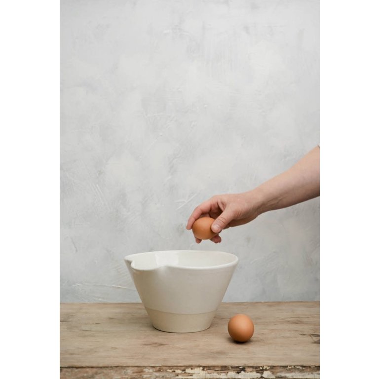 Atelier Trema Atelier Tréma - Ceramic Mixing Bowl (5 x8") - White