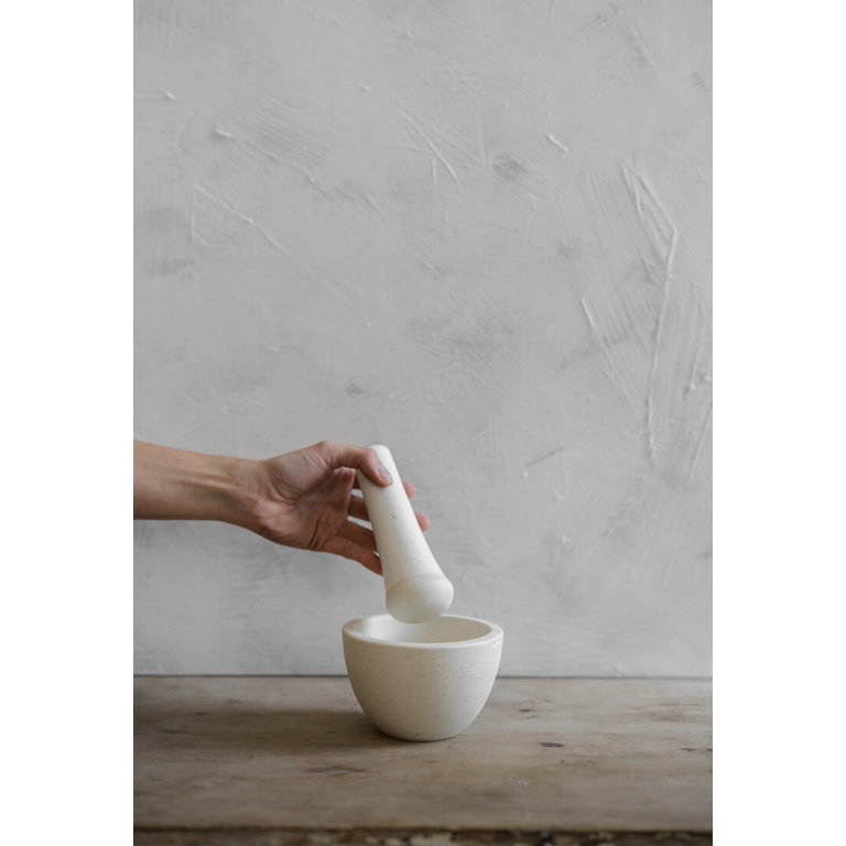 Atelier Trema Atelier Tréma - Mortar and Pestle - White