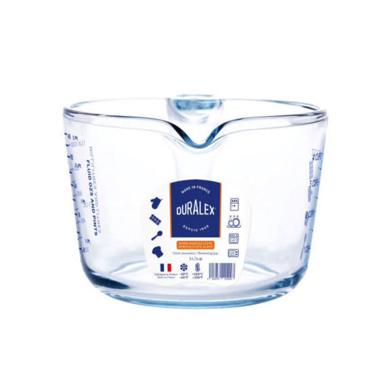 Duralex Duralex - Tasse à mesurer 4 tasses (1L), verre trempé