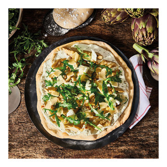 De Buyer De Buyer - Round Pizza Tray - Blued Iron - 24cm De Buyer De Buyer - Round Pizza Tray - Blued Iron - 24cm
