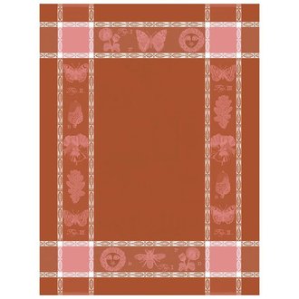 Le Jacquard Français Le Jacquard Français - Torchon 100% Coton Botanique Rose Le Jacquard Français Le Jacquard Français - Torchon 100% Coton Botanique Rose
