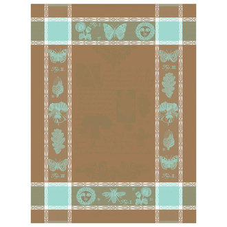 Le Jacquard Français Le Jacquard Français - Torchon 100% Coton Botanique Bleu Le Jacquard Français Le Jacquard Français - Torchon 100% Coton Botanique Bleu