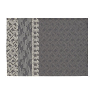 Le Jacquard Français Le Jacquard Français - Napperon Enduit Caractère couleur Titane Le Jacquard Français Le Jacquard Français - Napperon Enduit Caractère couleur Titane