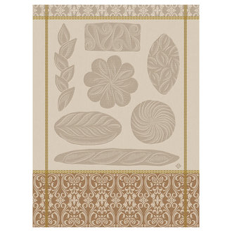 Le Jacquard Français Le Jacquard Français - Torchon 100% Coton Rondes des Pains couleur seigle Le Jacquard Français Le Jacquard Français - Torchon 100% Coton Rondes des Pains couleur seigle