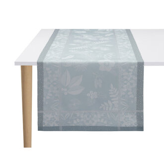Le Jacquard Français Le Jacquard Français- Chemin de table Poésie d'hiver Coton couleur Bleu Arctique Le Jacquard Français Le Jacquard Français- Chemin de table Poésie d'hiver Coton couleur Bleu Arctique