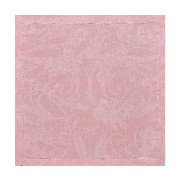 Le Jacquard Français Le Jacquard Français - Serviette de table Tivoli Lin Rose poudre (Rose)