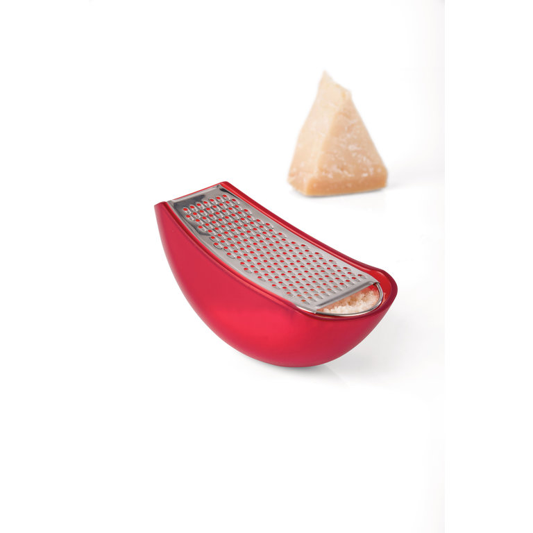 Alessi Alessi - Cheese grater with container - Red