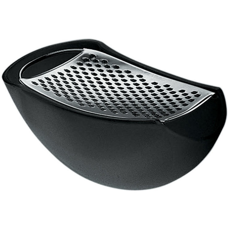 Alessi Alessi - Cheese grater with container - Black