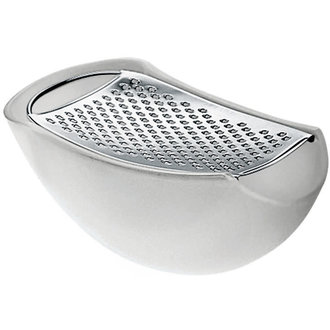 Alessi Alessi - Cheese grater with container - White Alessi Alessi - Cheese grater with container - White
