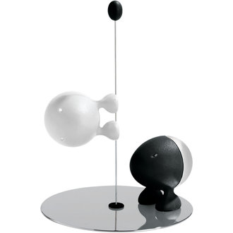 Alessi Alessi - Lilliput salt and pepper set - black and white