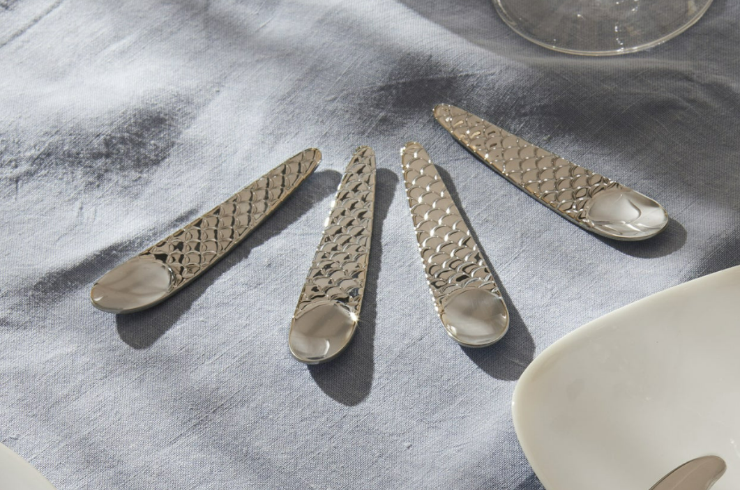 Alessi - Colombina Fish Caviar Spoon - Set of 4