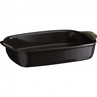 Émile Henry Emile Henry - Medium rectangular dish (11x 7.5"), charcoal