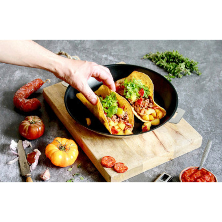 Casseroles Antiadhésives VEVOR 1,4L & 2,4L - Compatible Induction, Revêtement Pierre, Poignée Amovible