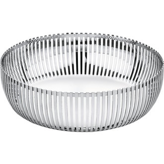 Alessi Alessi - Corbeille en acier inoxydable - 23cm Alessi Alessi - Corbeille en acier inoxydable - 23cm
