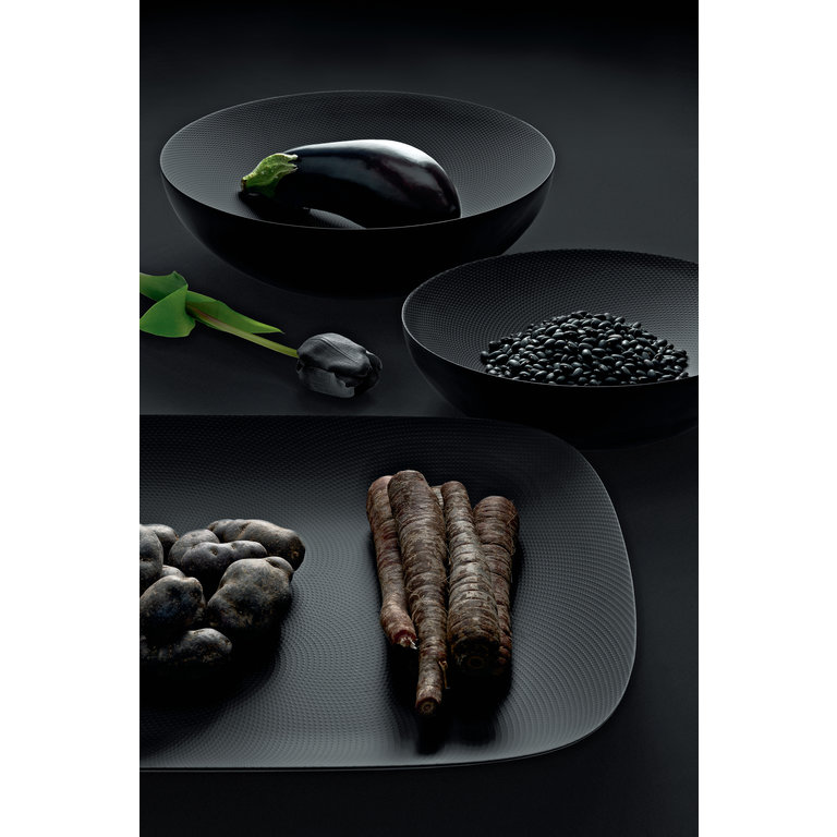 Alessi Alessi - Black rectangular tray - Design Marcel Wanders