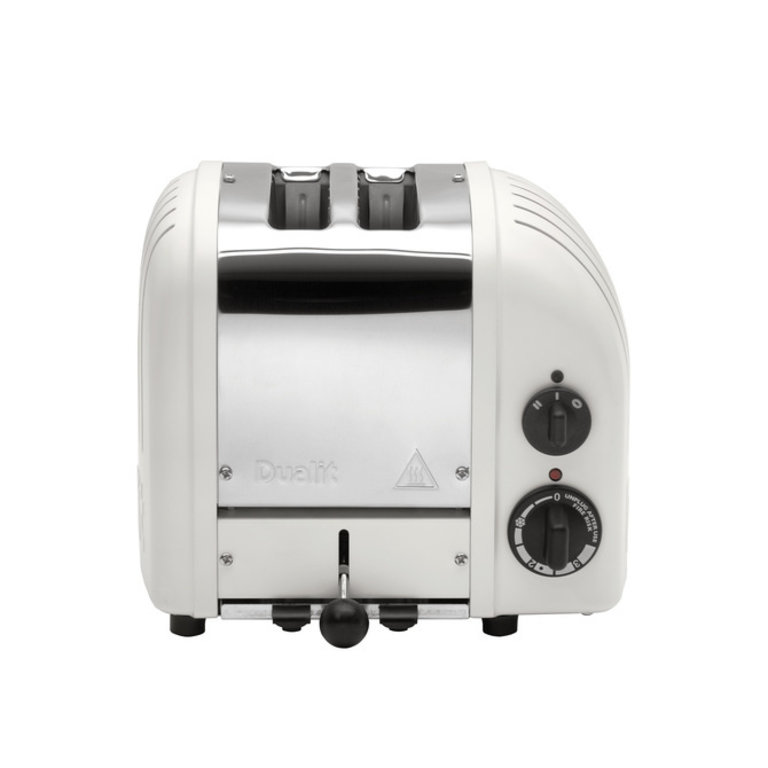 Dualit - 2 slice toaster, white porcelain - Boutique Crème