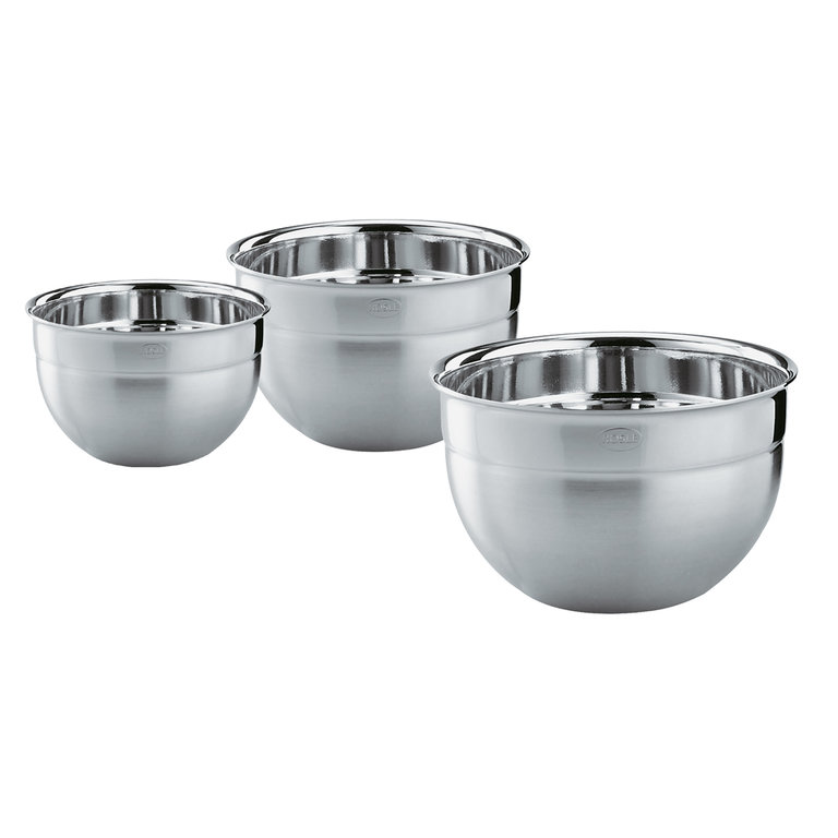 Rosle Rosle - Ensemble de 3 bols (Ø 16 cm, 20cm et 24cm), inox