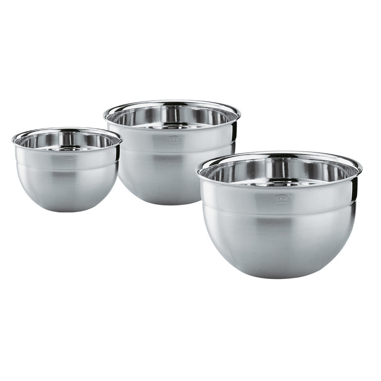 Rosle Rosle - Set of 3 bowls (Ø 16 cm, 20cm and 24cm), stainless steel