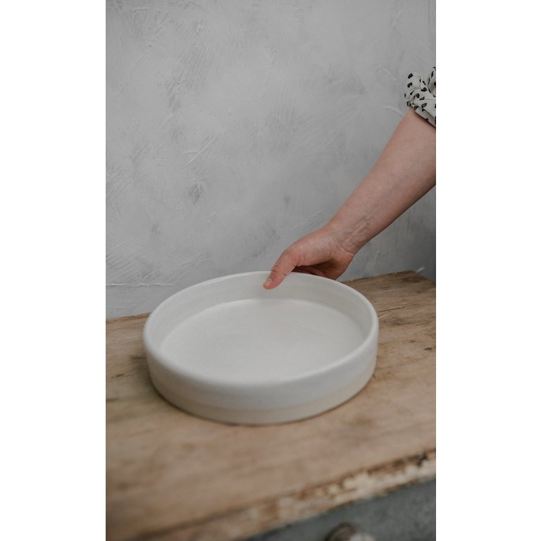 Atelier Trema Atelier Tréma - Ovendish - Baking dish (10" - 26cm), white