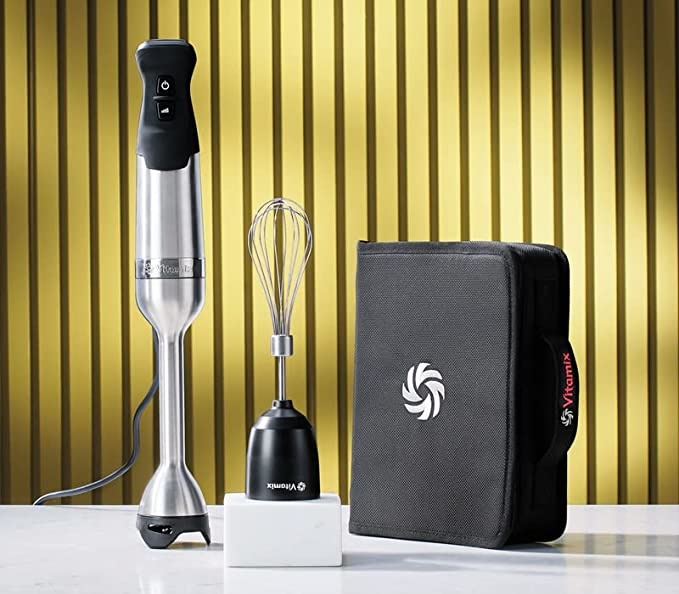 Vitamix 3 piece hand blender set, stainless steel Boutique Crème
